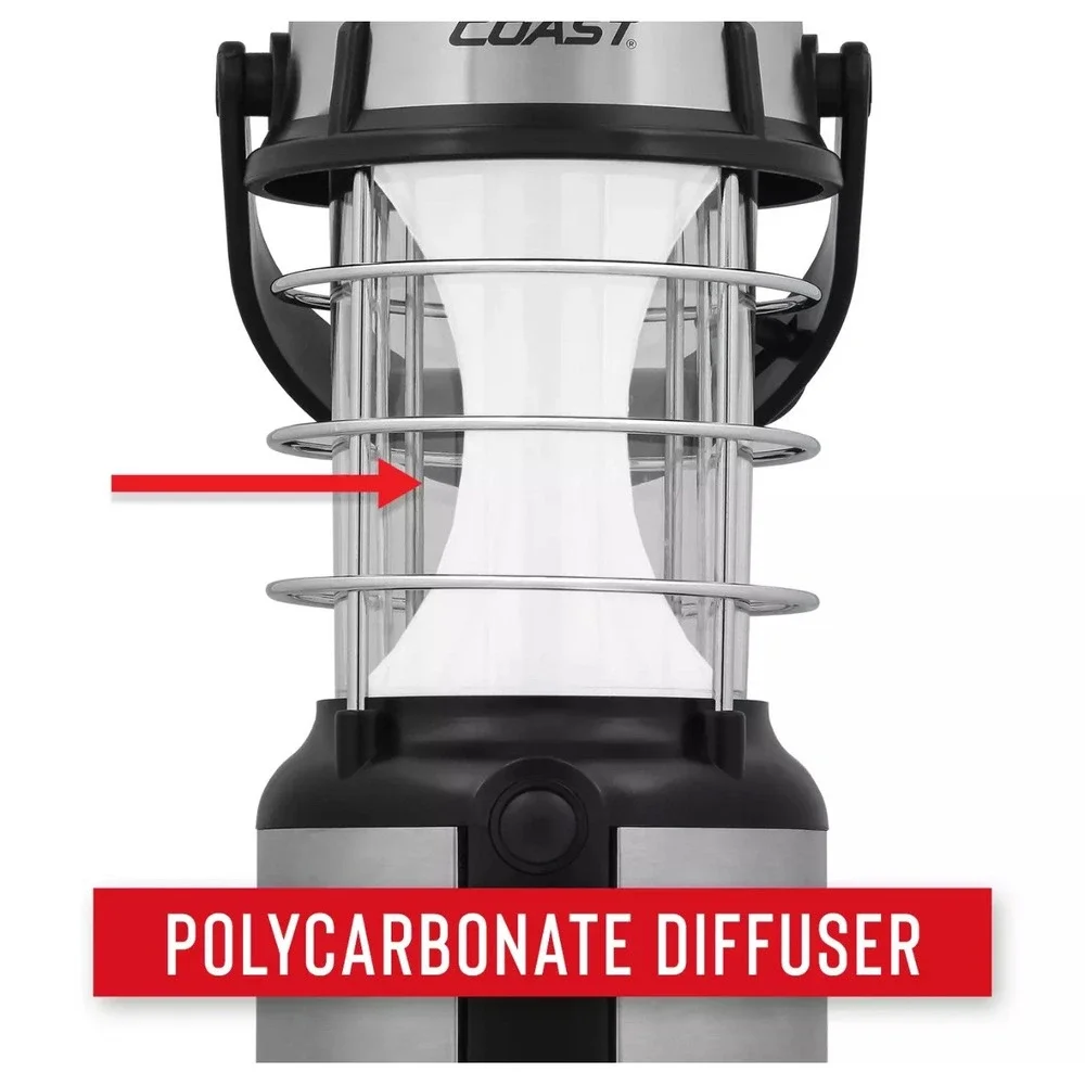 Coast EAL18 Area Light Storm Proof Lantern 460 Lumens Dual Power Portable‎ NEW